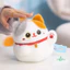 Giá Seckill [Giá Seckill] Chúc may mắn Mèo may mắn Búp bê sang trọng Sáng tạo Sanhua Cat Papa Bàn búp bê âm nhạc với quà tặng búp bê & & & &