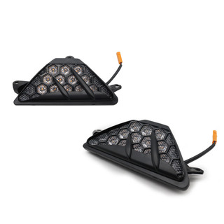 Đèn tín hiệu LED trước xe máy cho Kawasaki ZX6R, Ninja300, Ninja400, Ninja650, Ninja1000