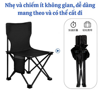 Ghế Gấp Gọn Dã Ngoại Du Lịch, Ghế Câu Cá Tựa Lưng Vải Oxford 2 Lớp Siêu Bền Tặng Túi Đựng Tiện Lợi