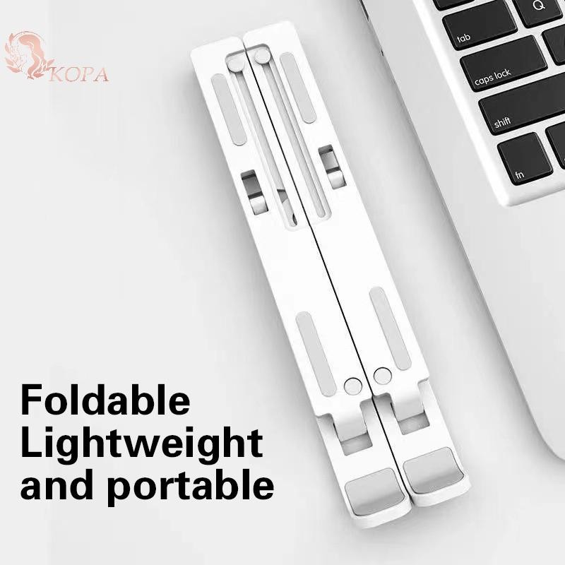 KOPA 8 Gear Có Thể Gập Lại Giá Đỡ Laptop Di Động Máy Tính Xách Tay Hỗ Trợ Đế Có Thể Điều Chỉnh Nâng Giá Đỡ Làm Mát Phụ Kiện Laptop VN