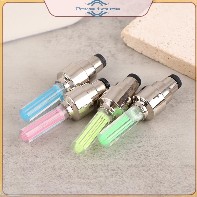 POWER Neon Xe Đạp Nói Đèn Đường Lốp Xe Vòi Phun Nắp Van Đèn Xe Đạp Phụ Kiện Đi Xe Đạp.