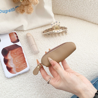 Dễ Thương Mini Dải Hình Ví Thay Đổi Đồng Xu Son Môi Bảo Quản Mỹ Phẩm Da PU Dây Kéo Đồng Xu Tay Kem Ví