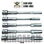 Đầu khẩu KINGMAN 1/2 dài 20cm mạ crom cỡ 8-10-12-13-14, thép CRV hàng cao cấp, KINGMAN