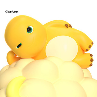 < CarAcc > Đèn ngủ cho trẻ em Đèn ngủ phát sáng mềm mại 3d Đèn ngủ Led khủng long hoạt hình cho trẻ em Đèn ngủ cảm biến cảm ứng dễ thương cho bé trai và bé gái Quà tặng hoàn hảo cho phòng ngủ