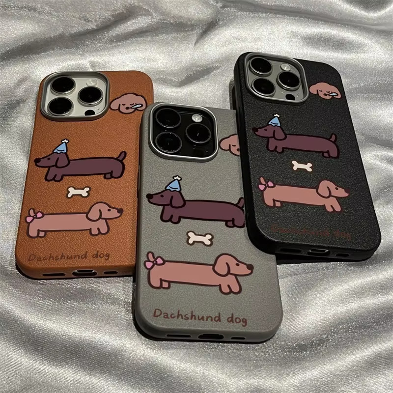 Ốp Điện Thoại Dachshund Hoạt Hình Đáng Yêu Cho Honor X6C X8C X9C X5B Plus 400 200 Pro 70 90 400 200 Lite 90 200 Smart Magic 4 5 6 7 Lite Bao Da Họa Tiết