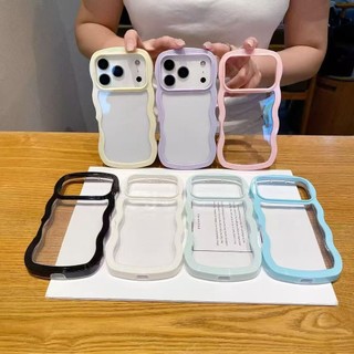 Ốp Điện Thoại Sóng Màu Trong Suốt Acrylic Cứng Ốp lưng Cho iPhone 17 16 15 14 13 12 11 Pro Max 17Air 16E 14 / 15Plus