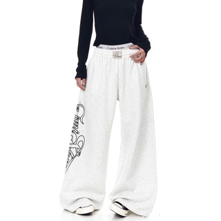 Quần nỉ unisex nam với thiết kế in chữ cổ điển kiểu Mỹ