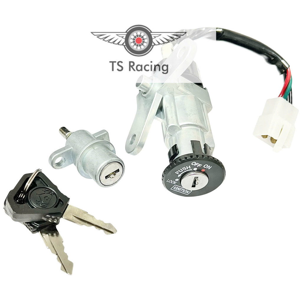 Bộ ổ khoá trước sau 4 dây jupiter v - jupiter r - jupiter mx vương niệm (gắn xe trung quốc)