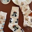 Phụ nữ hoạt hình dễ thương bánh mì đậu phộng mèo đen chim cánh cụt cotton vớ phù hợp cho mùa thu đông