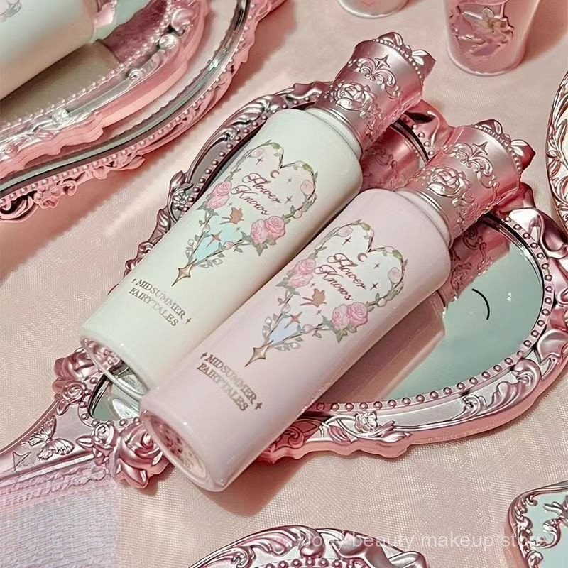 FLOWER BIẾT Mụn che quầng thâm và đốm rách rãnh đường viền mặt trang điểm dưỡng ẩm làm sáng chất lỏng NQMF
