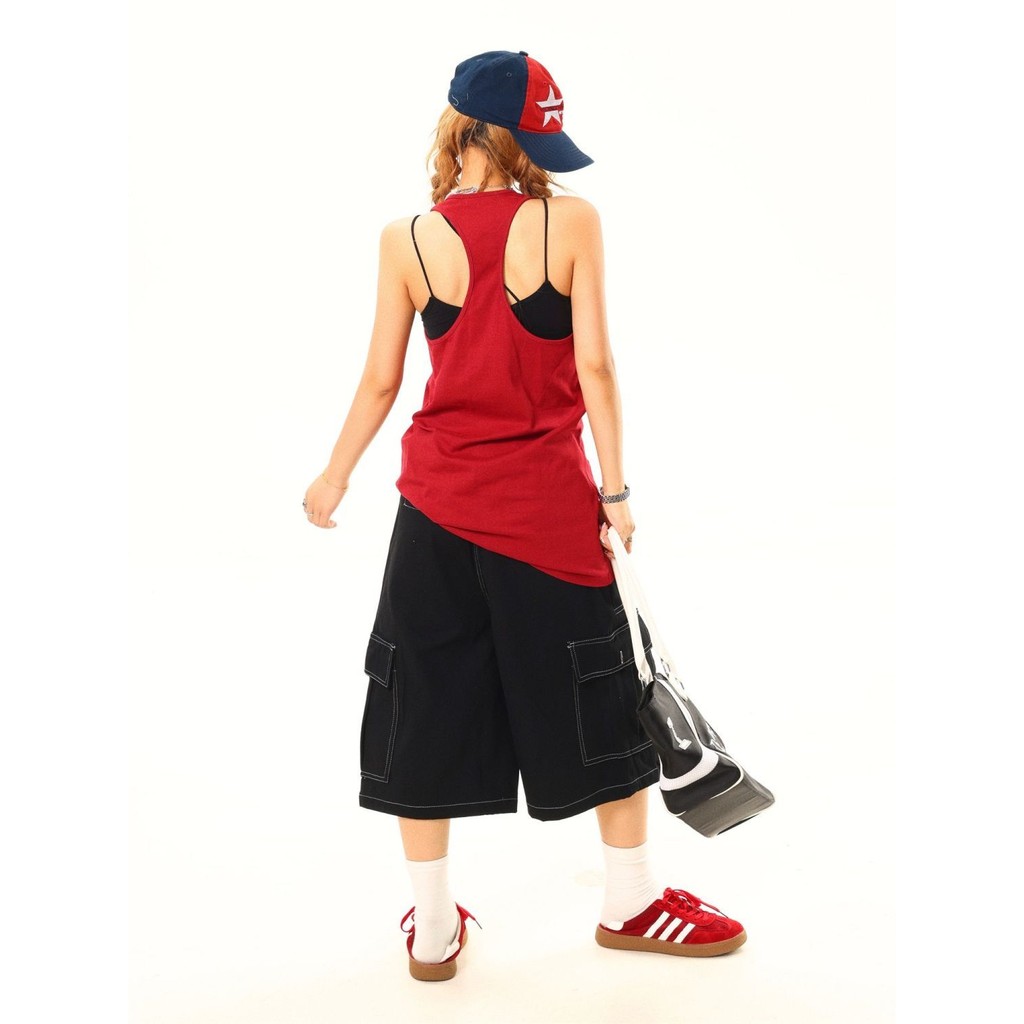 Milyfashion Áo Vest Retro Dáng Rộng Thoải Mái, Phù Hợp Mặc Ngoài Cho Nữ