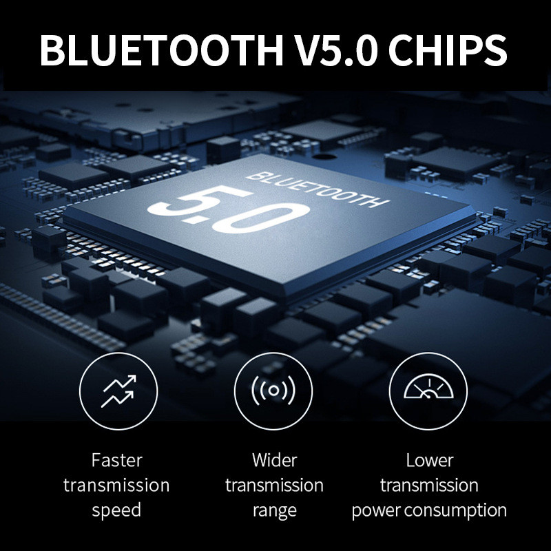 Tai nghe không dây tai Pro4 Bluetooth 5.0, điều chỉnh âm lượng điều khiển bằng cảm ứng, cuộc gọi thoại rõ ràng, tương thích với điện thoại thông minh Android và Xiaomi
