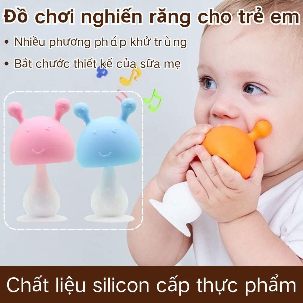 Gặm nướu cho bé | TẶNG YẾM SILICOL cho đơn từ 97k ngậm nướu | TẶNG HỘP ĐỰNG| Mivia từ 2 tháng