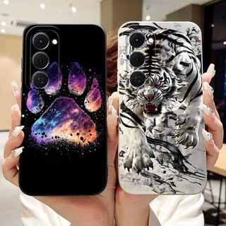 Dành Cho Tecno Spark 40 Pro + 40Pro KM6 KM7 Thời Trang Mới Dusk Bãi Biển Tranh Vỏ Spark40 Pro Plus Bảo Vệ Ống Kính Silicon Mềm Vỏ Điện Thoại