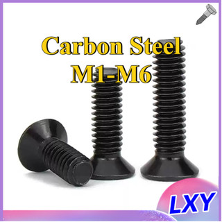 Ốc Vít Đầu Dẹt Đen inox 304  /Ốc vít đầu pake dẹp mỏng phẳng   Chuyên Dụng  KM Vít M1-M6 [LXY-CB-1]