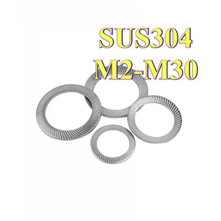 Long đền nord chống xoay  Thép đen, lông đền răng chống tháo , Long đen Inox 304 cho bulong M2-M30 [LXY-CB-1]