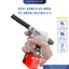 ĐẦU KHÒ GAS TRẮNG MINI CẦM TAY FLAME GUN. Tự Động Đánh Lửa. Nhập Khẩu Cao Cấp Đài Loan. Nhóm Củi Thui Lông