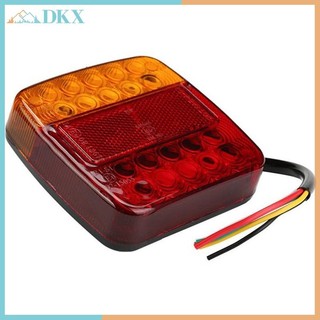 DKX Xe Kéo Xe Tải 20LED Đèn Hậu Phanh Dừng Đèn Báo Tín Hiệu 12V.