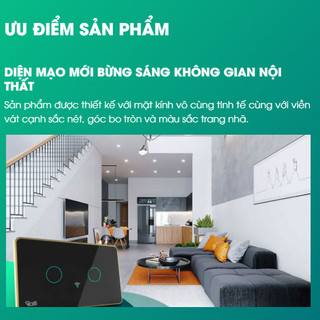 Công tắc cảm ứng thông minh Rạng Đông CTCU.WF CN.2W.SP