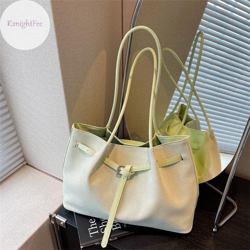 K2nightFee Túi Tote Thời Trang Dung Tích Lớn Túi Xách Nữ Di Động Du Lịch Làm Việc Túi đeo dưới cánh tay Da Mềm Màu Nguyên Chất Nách Túi VN