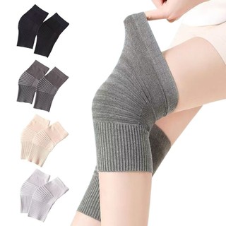 Miếng đệm nẹp đầu gối EARTHLYCO, Dụng cụ sưởi ấm đầu gối bằng vải Cotton giữ nhiệt mềm, Nam nữ dệt kim co giãn vừa vặn Miếng đệm đầu gối giữ nhiệt bảo vệ khớp
