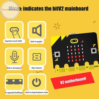 Hodou Micro: Bit V2 Micro Bit Go Edition BBC Microbit Dành Cho Trẻ Em DIY Ban Phát Triển BBC Microbit V2.0Board VN
