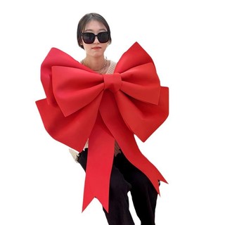 Nơ quá khổ Trang trí đám cưới Trang trí tường đám cưới Chất liệu ảnh 25.9.24