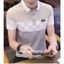 Áo Polo cotton ngắn tay, thiết kế Hàn Quốc, phù hợp mùa hè