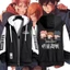 YB1 Jujutsu Kaisen Itadori Yuji Fushiguro Megumi anime Dây Kéo Áo Khoác Áo Khoác Unisex Top BY1