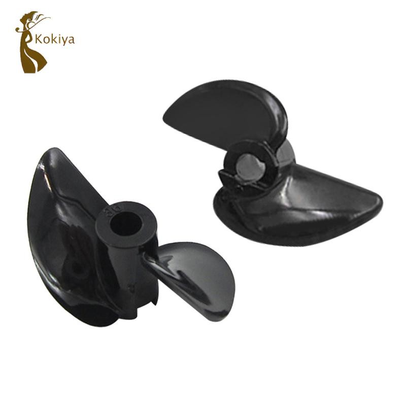2x Dưới Nước RC Thuyền Tàu Phía Ngoài Cánh Quạt Đạo Cụ Cho Trục 3mm