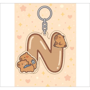 Móc khóa chữ CAPYBARA sIÊU CUTE làm quà tặng cho người bạn yêu thương