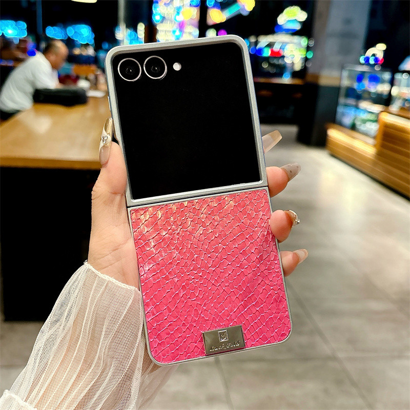 Ốp Điện Thoại Họa Tiết Dệt Gradient Cho Samsung Galaxy Z Flip 7 Flip 6 Flip 5 Flip 4 Z Flip 7 6 5 4 3 Ốp Lưng Bảo Vệ