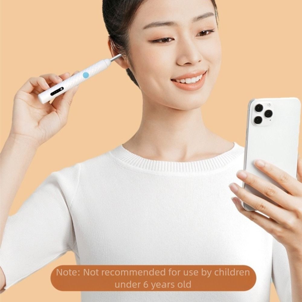 Máy làm sạch tai AMBU, Tai nghe trực quan sạc USB, Di động có đèn LED Camera Kết nối WIFI Công cụ làm sạch tai nội soi