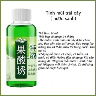 Tinh mùi Câu cá, hương liệu dụ cá siêu nhậy, đủ mùi vị.  Đồ câu thuỷ