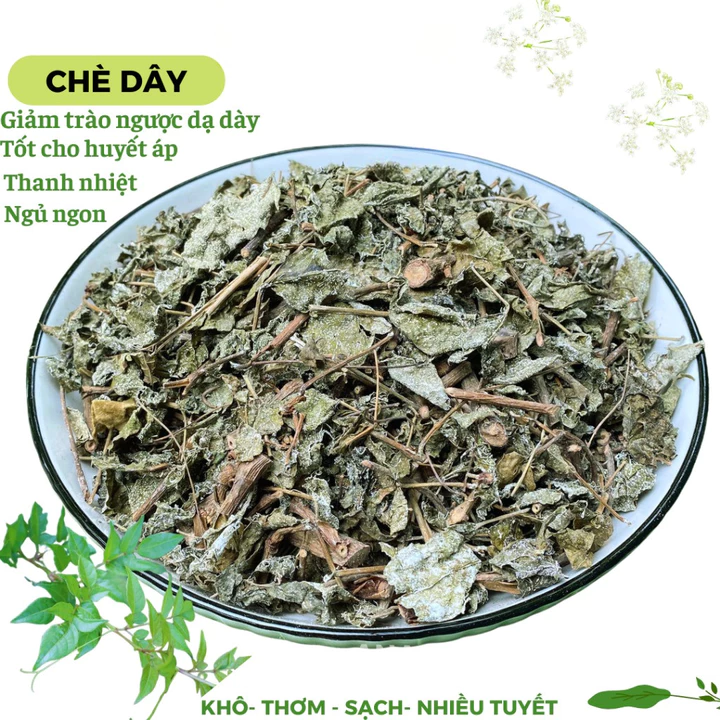Chè dây khô Tốt cho dạ dày loại 1 ủ tuyết thơm rất sạch Chè dây Sapa trà dây Rừng thanh nhiệt CD