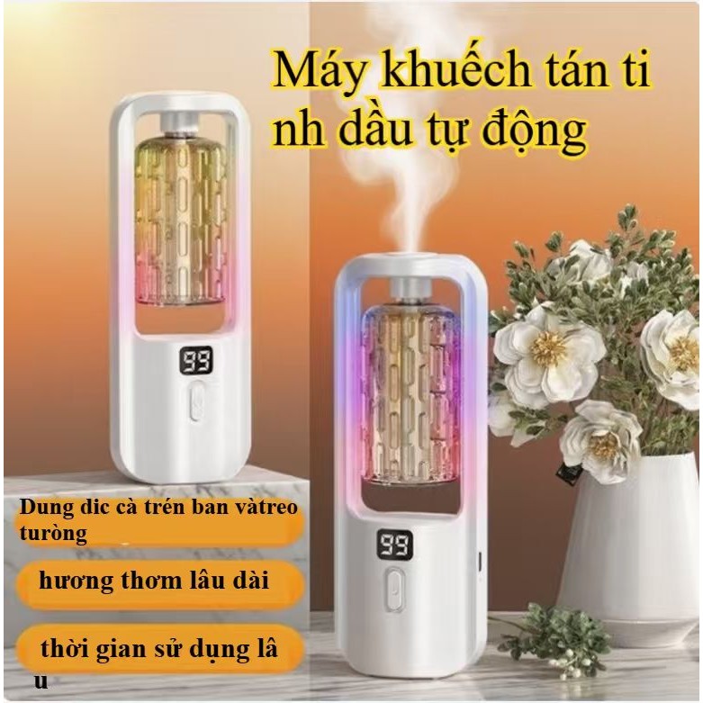 Máy Xông Tinh Dầu & Tạo Ẩm 3 trong 1 | Khuếch Tán Nhanh, Vận Hành Êm Ái | Làm Sạch Không Khí, Thơm Phòng Hiệu Quả