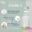 Bộ 2 Bình Trữ Sữa Thuỷ Tinh FatzBaby Store 3 180ml An Toàn Dành Cho Bé Shop Babybap