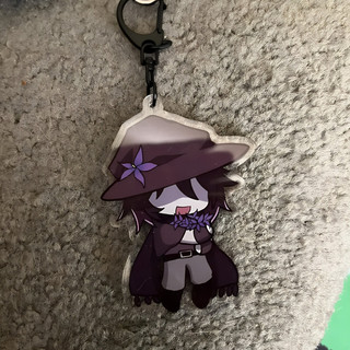 FORSAKEN Acrylic keychains two time & azure, Cute cartoon game Character pendant