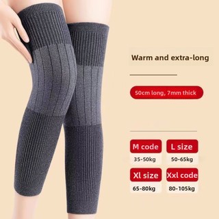 Miếng đệm và tay áo đầu gối mùa đông, bằng nhung ấm áp với chân co giãn chống gió