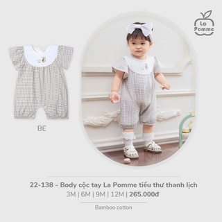 La pomme AW2025 BST Body, yếm phong cách Hàn Quốc cho bé T10.4
