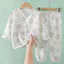 Cửa Hàng Mùa Xuân Trẻ Em Mây Cotton Mềm Điều Hòa Không Khí Quần Áo Bé Trai Bé Trai Bé Gái Bé Gái Nhà Quần Áo Bộ Đồ Ngủ