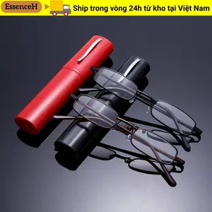 ESSENCEH có ống kẹp bút cường độ + 1.0 ~ + 4.0 Kính mắt mỏng nhẹ chống ánh sáng xanh