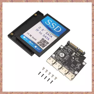 Thẻ chuyển đổi TF sang SATA 2,5 Inch 4, Ổ cứng thể rắn SSD tự làm, dành cho thẻ nhóm Micro-SD sang SATA (R F C V)