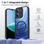 Ốp lưng Poco C85 Vỏ từ tính trong suốt mờ cho Ốp điện thoại Xiaomi Poco C85