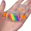 HFTOY 1 Bộ Nhà búp bê Mini di động Hộp đất sét siêu nhẹ 8 màu Mô hình Nhà búp bê Hộp cầm tay Đạo cụ trang trí Phụ kiện cảnh thu nhỏ ~