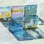 Phòng trưng bày nghệ thuật Hàng hóa Van Gogh Monet Đồ trang trí Series Mặt dây chuyền gạch Acrylic Bộ sưu tập quà tặng tự chế được vận chuyển vào ngày 9 tháng 7
