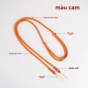 Dây buộc điện thoại di động đeo chéo cổ treo điện thoại di động kẹp lưng dây đeo vai có thể tháo rời dây buộc chìa khóa camera chống mất dây buộc
