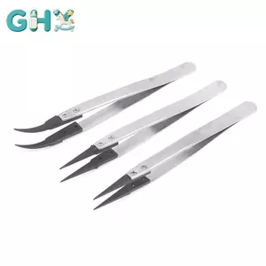GHX Cho Đồng Hồ Lắp Đặt Tay Làm Việc Khuỷu Tay Thẳng ESD-259 ESD-259A ESD-7A Tay Cầm Nhíp Nhựa Chống Tĩnh Điện VN
