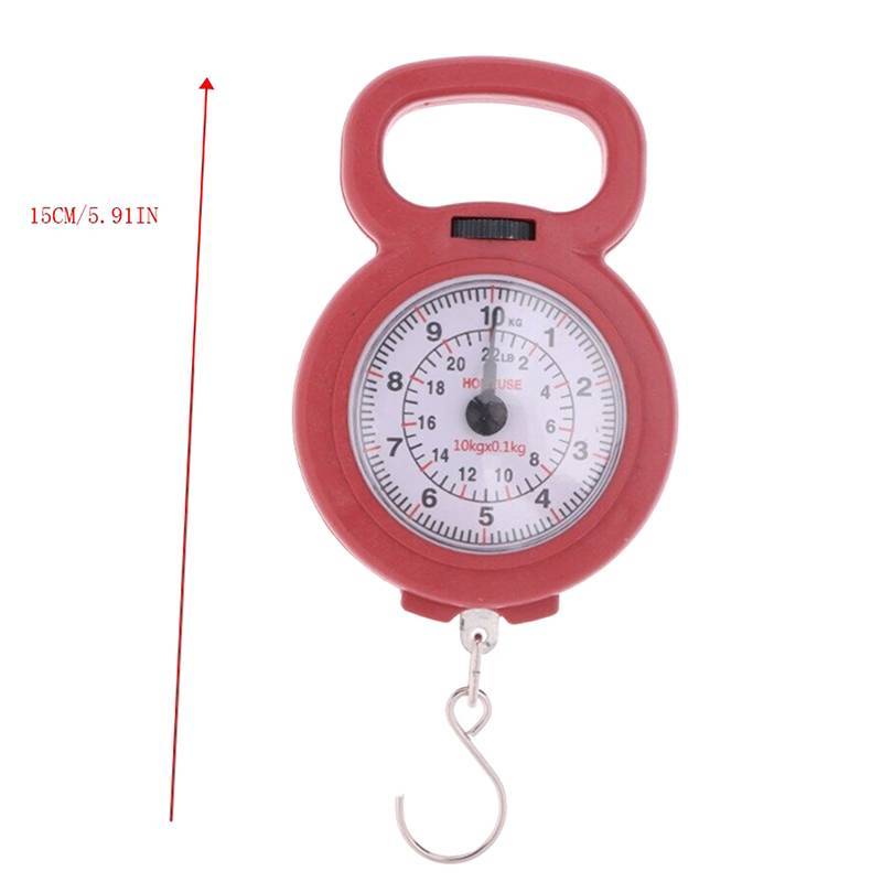 Cân treo di động Alittlesetrtu Dung tích 10kg Cân thực phẩm hành lý kỹ thuật số VN