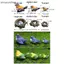 AA Hoạt Hình Chim Mini Hình Nhựa Mẫu 4 Chiếc Cho Nhà Búp Bê Thu Nhỏ Vườn DIY Decoratio VN